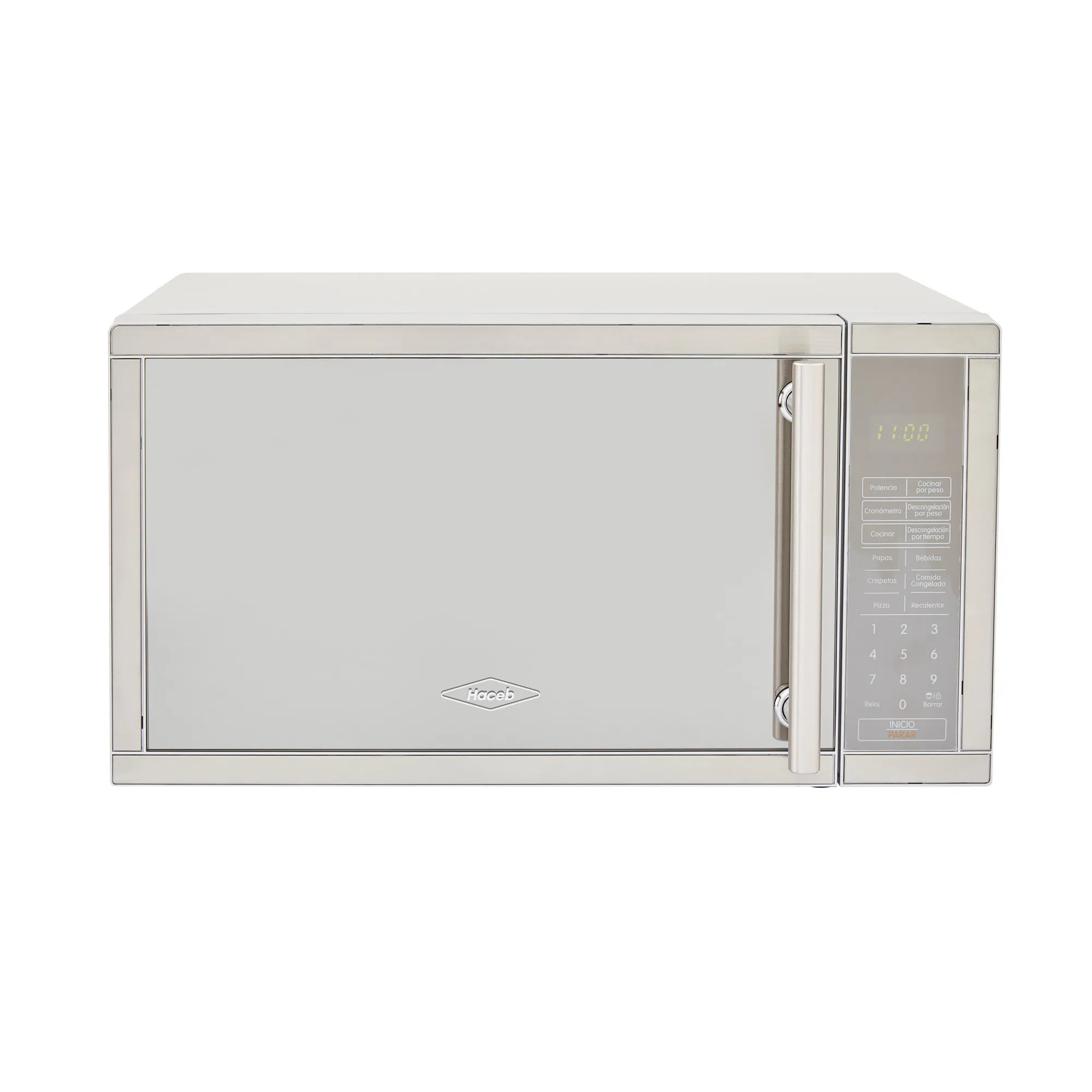 Horno Microondas Haceb INOX de 20 Lts - 0.7