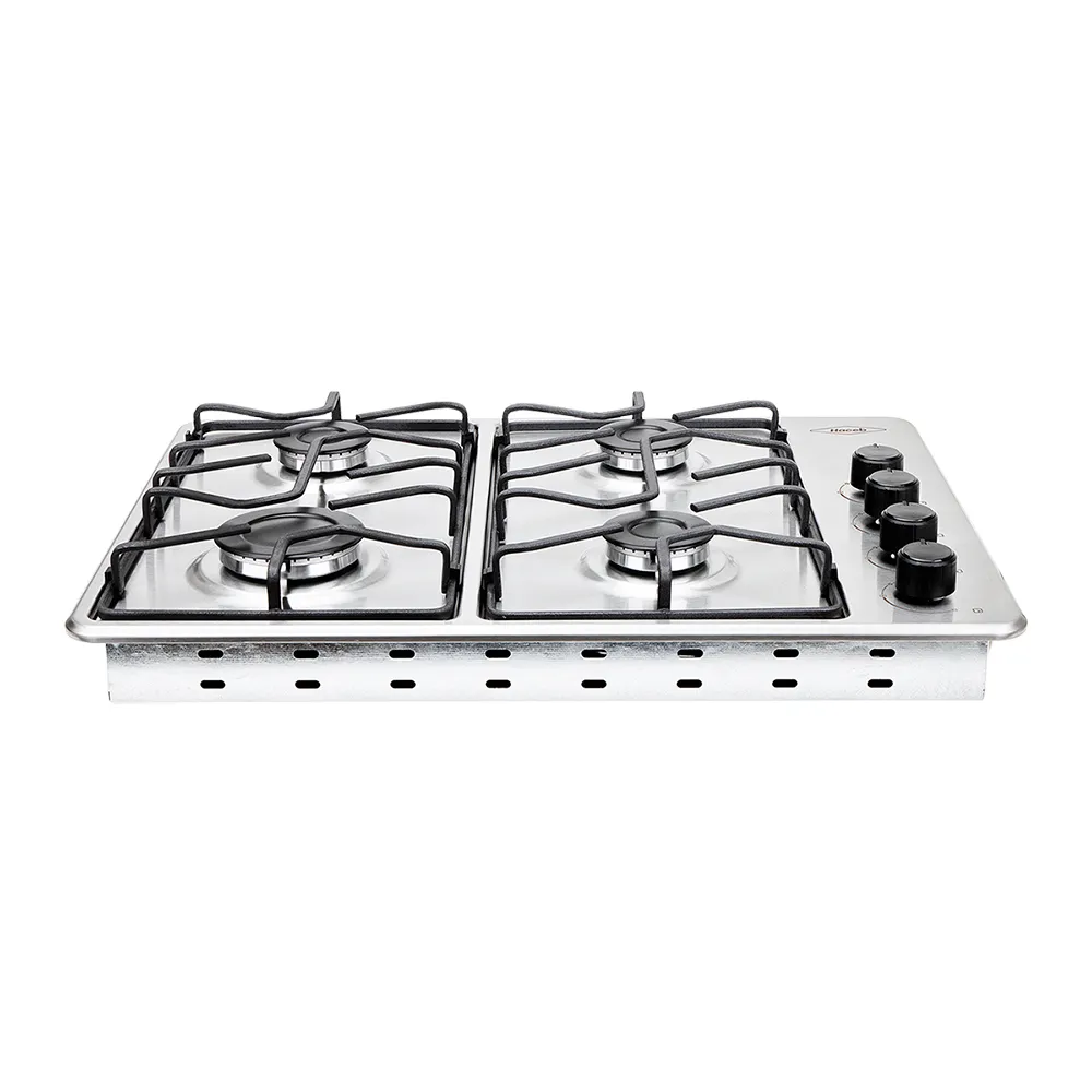 Estufa de empotrar Haceb inox 60x43 cm platina a gas natural