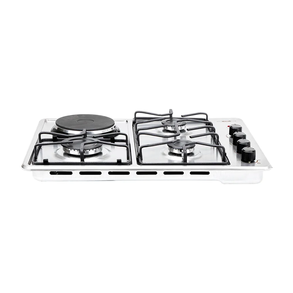 Estufa de empotrar Haceb inox 60x43 cm Mixta 120v a gas propano