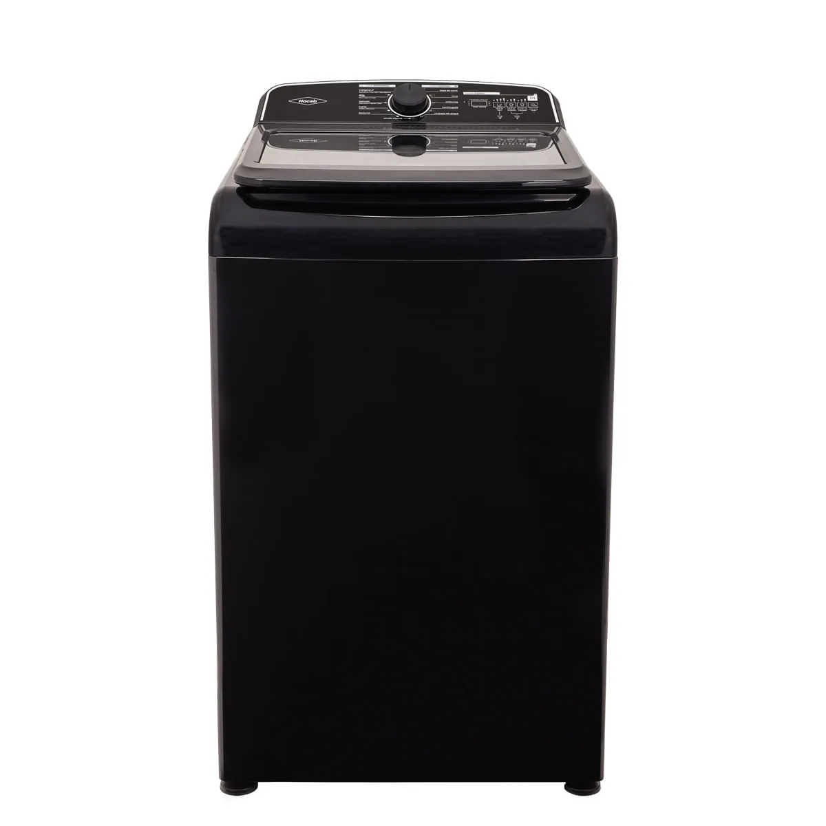 Lavadora Haceb carga superior 18 Kg con perilla negra